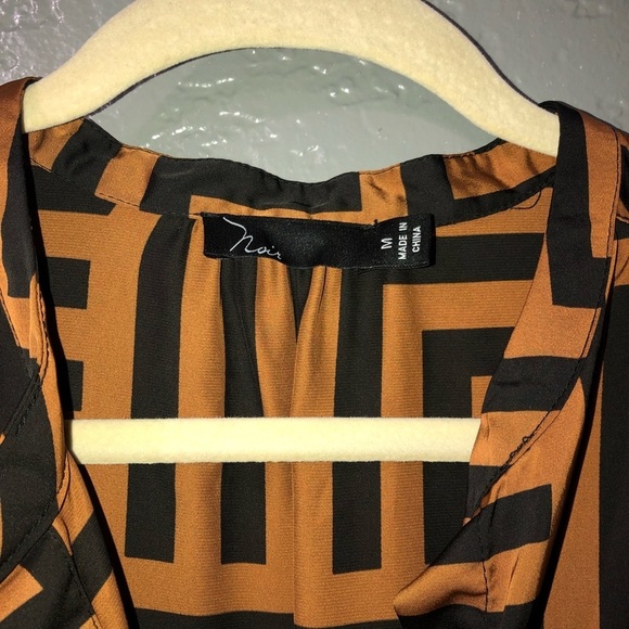 Noir (ModCloth) striped long sleeve dress. - Picture 5 of 7